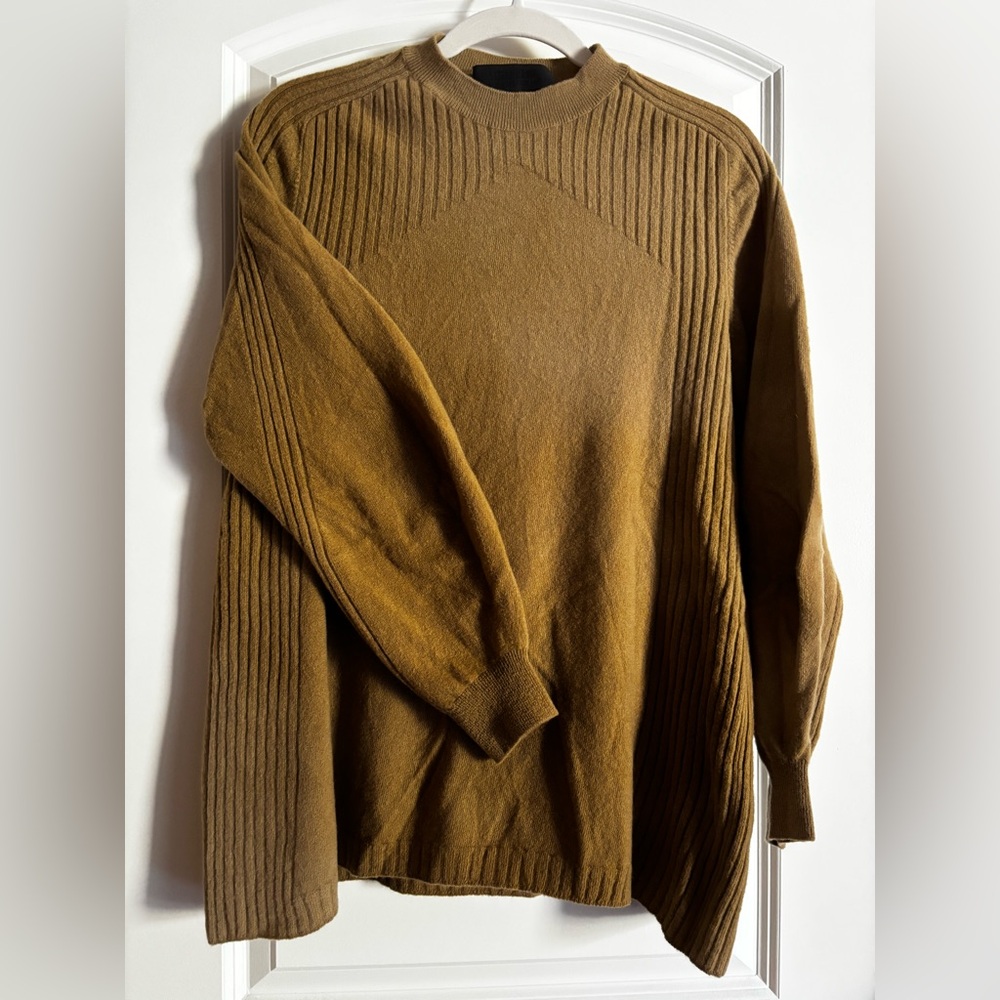 Alberta Ferretti Women’s Tan Crewneck Sweater